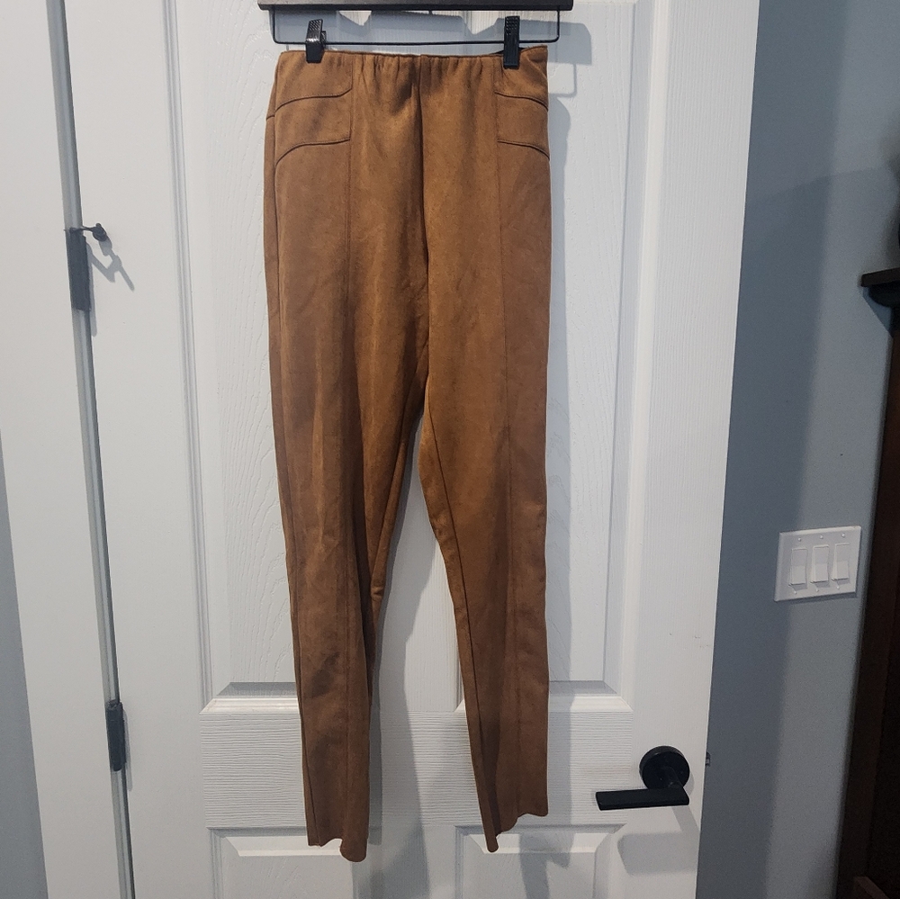 lane 201 faux suede leggings